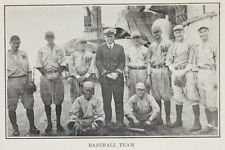 Rare 1925 USS Wyoming BB-32 Battleship Baseball Team Schedule & Players US Navy picture