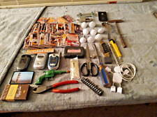 COLLECTOR  JUNK DRAWER LOT; CELL PHONES RACECARDS TOOLS ETC FUN BIG LOT picture
