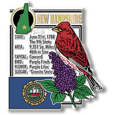 New Hampshire State Montage Magnet by Classic Magnets, 3