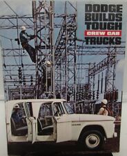 1964 Dodge Truck Crew Cab 4 Door D200 W200 400 500 700 H/D Sales Brochure Orig picture