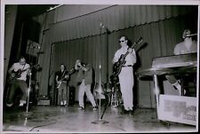 LG773 1973 Original Photo BUTCH GREASERS Rock Band Stillwater Penitentiary Show picture