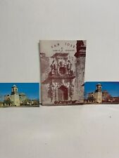 Vintage San Jose Queen of The Missions booklet and 2 postcards picture