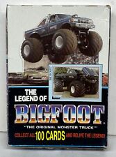 1988 The Legend of Bigfoot Monster Truck Trading Card Wax Box 48 Packs Leesley picture