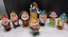 Disney Snow White & the Seven Dwarfs Vintage PVC Toy Figures/Ornaments Set of 8 picture