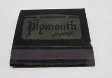 The Plymouth House Restaurant HOLLYWOOD 9039 Sunset Bl California FULL Matchbook picture