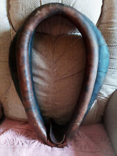 ANTIQUE Genuine Leather Horse Mule Ox Collar Harness Primitive Yoke WESTERN. 21