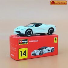 Bburago 1:64 Ferrari #14 LaFerrari White Damper Alloy Diecast Car Model Toy Gift picture