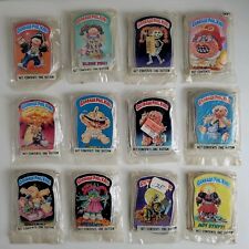 Vintage 1986 NEW Topps Garbage Pail Kids COMPLETE SET OF 12 Pinback Buttons 👀 picture