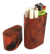 Smoke Space - Cigarette Case - Lighter - Smoking Accessories - (Orange/Black) picture