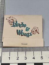 Matchbook Cover  Pancho & Wongs restaurant Mexican & Chinese Redond Bch, CA gmg picture