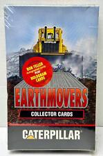 1993 Caterpillar Earthmovers Series I 1 Factory Sealed Trading Card Box NEW TCM picture