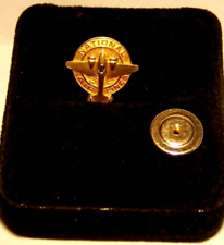 '40's-'50's NATIONAL AIRLINES 15 Year Service Pin in 10k gold with sapphire picture