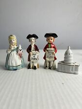 Vintage Enesco Betsy Ross Bill of Rights America Salt & Pepper Shakers Lot picture