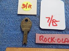 1937-1940 Rock-ola Key for 7/8 inch lock - EPCO Lock 4 RO 259 picture