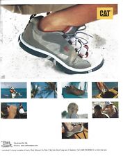 CAT (print ad 2000) Caterpillar Athletic Footwear line- Beach scene picture