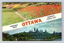Ottawa Ontario- Canada, General Banner Greetings, Antique, Vintage Postcard picture