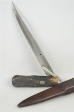 Very Nice Restored 19th Century Large Folding Knife JW Wood Liverpool 12