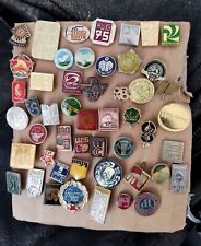 Big LOT 50 Pins Badges Yugoslavia Various Serbia Croatia TITO Mix Collectable picture