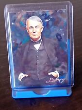 AP8 - Thomas Edison #2  ACEO Art Card Signed by Artist 50/50 picture
