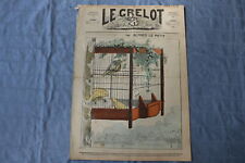 1872 MAY 12 LE GRELOT NEWSPAPER - ALFRED LE PEIT COVER - FRENCH - NP 8585 picture
