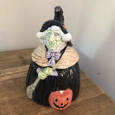 VTG Fritz and Floyd Candy Cookie Container Jar Witch 1988 picture