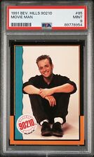 1991 Topps BEVERLY HILLS 90210 Luke Perry Dylan #85 RC PSA 9 Mint Highest POP 1 picture
