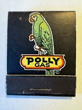 POLLY GAS Wilshire Products POLLY PENN MOTOR OIL Advertising Matchbook Unstruck picture