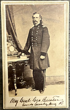 Civil War General George Armstrong Custer Carte de Visite 1863 - $30K APR w/CoA picture
