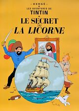 HERGE: The secret of the Unicorn, original POSTER, Official edition picture