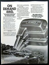 1982 SUBARU On Demand 4WD 