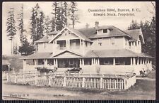 1912 RPPC Postcard - posted - Quamichan Hotel with automobiles, Duncan B.C. picture