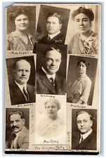 Billy Sunday Postcard RPPC Photo Evangelical Christians Members 1915 Antique picture