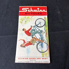 Vintage 1960’s Schwinn Bicycles Catalog And Price List Brochure picture