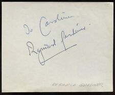Reginald Gardiner d1980 signed autograph 4x6 Album Page Actor The Flying Deuces picture