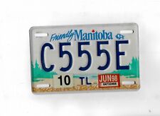 MANITOBA 1998 license plate 