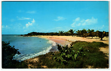 Postcard Chrome Beach View at Estate Good Hope in St. Croix, Virgin Islands picture