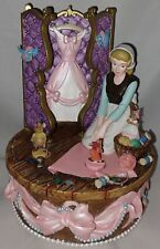 VTG Disney Cinderella Music Box Figurine