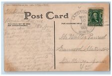 DPO 1882 1918 Laddsdale Iowa IA Postcard Houses Filed Scene Wagon 1909 Antique picture