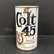 Vintage 70s Colt 45 Zip Pull Tab 12 oz National Beer Can Malt Liquor Decor Man picture