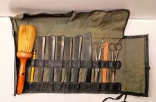 Barbers Tools VINTAGE Supercut 22, Genovese Scissors, Combs, Brush and Pouch picture