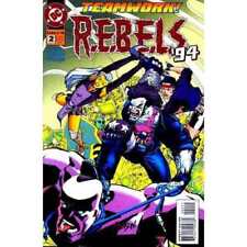 R.E.B.E.L.S. (1994 series) #2 in Near Mint condition. DC comics [u. picture