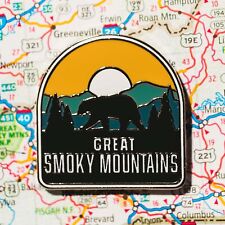 Great Smoky Mountains Enamel Travel Pin - Gift or Souvenir picture