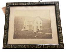 Antique Photo Cameron NY Historical Wheeler House 1880 Framed Villa Nora Library picture