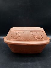 VTG McCoy Pottery Terracotta Clay Baker Rooster picture