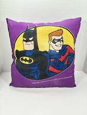 1996 Vintage Batman and Robin Throw Pillow Mr. Freeze DC Comics Rare Find picture