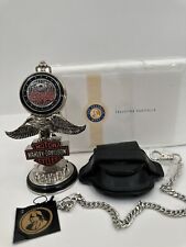 FRANKLIN MINT Pocket Watch Harley Davidson Low Rider With Box And Paperwork picture