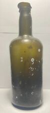 1700s English Black Glass Transitional Mallet Wine Bottle Shipwreck / Ocean Find picture