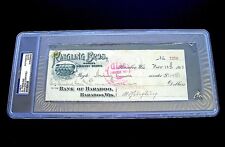 Autograph 1912 Al Ringling PSA/DNA Check Signed Ringling Bros. Dated Nov 13 DS 5 picture