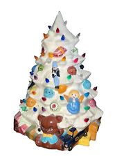 Vintage Christmas Tree Ceramichrome 1970’s Hand Painted Calif USA picture