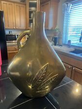 Vintage DOLBI CASHIER Solid Brass Vessel -1980s Very HEAVY picture